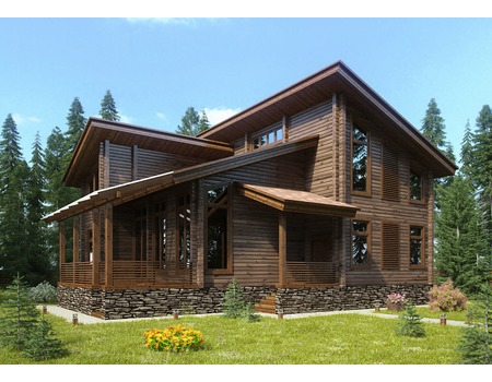 Проект деревянного дома Сахалин