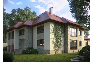 Фасад проект двухэтажного дома артурио