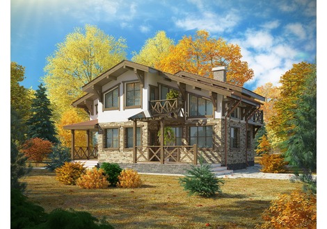 Осень - отличное время для строительства деревянного дома!